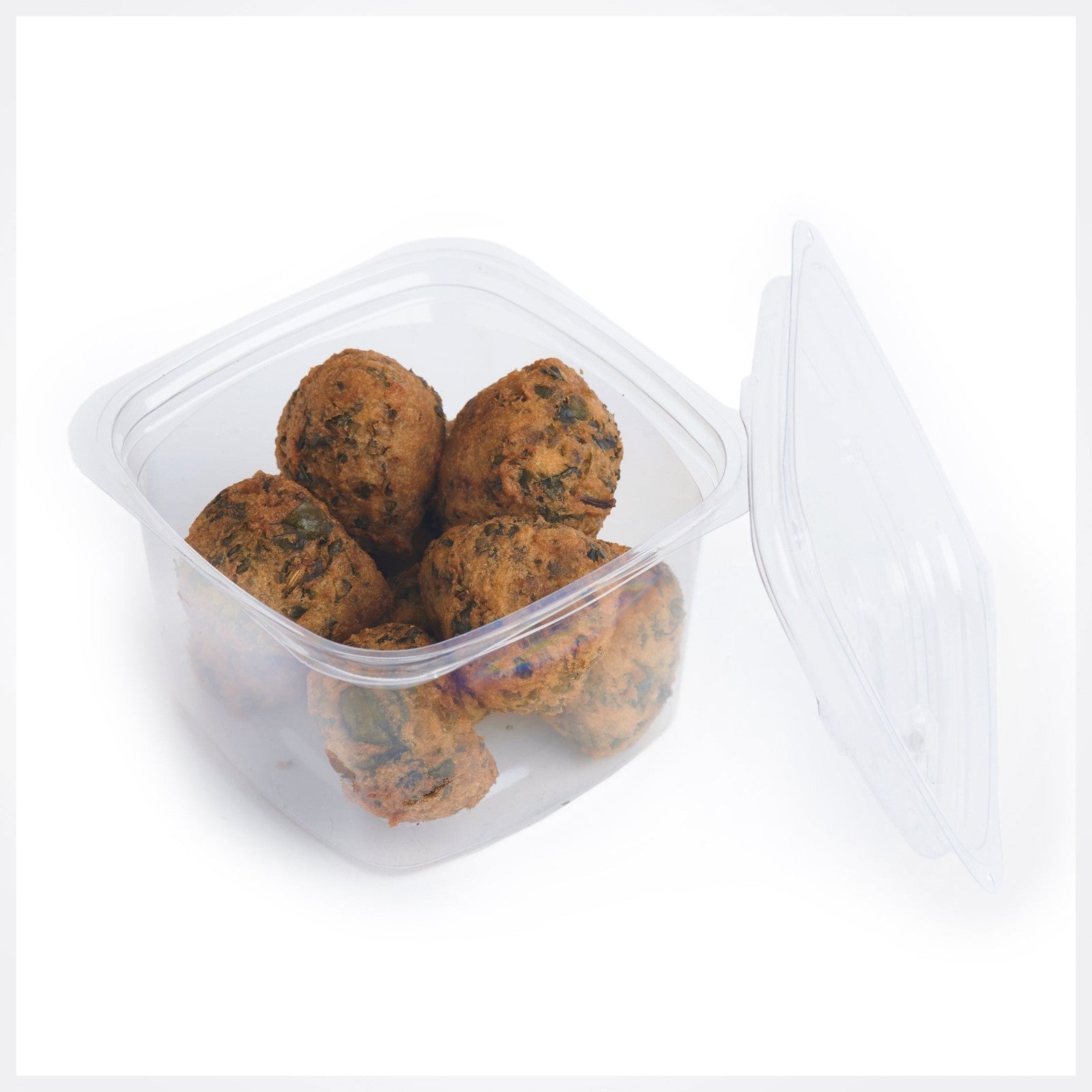 24 oz. Deli Container, Crystal Clear, PLA, 675/Case