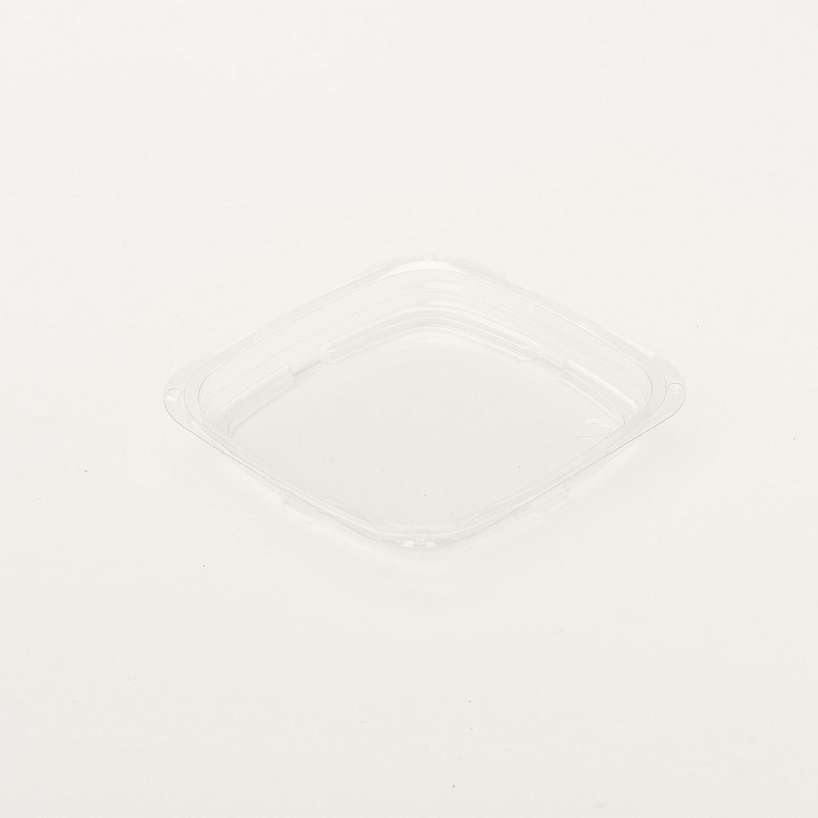 Lid for 8, 12, 16 and 24 oz. Deli Containers, Crystal Clear, PLA, 675/Case