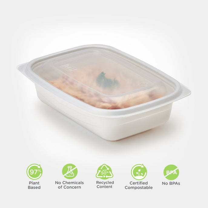 Microwavable Lid for 16, 24 & 32 oz. GoodToGo™ Containers, Mist, CPLA, 450/Case