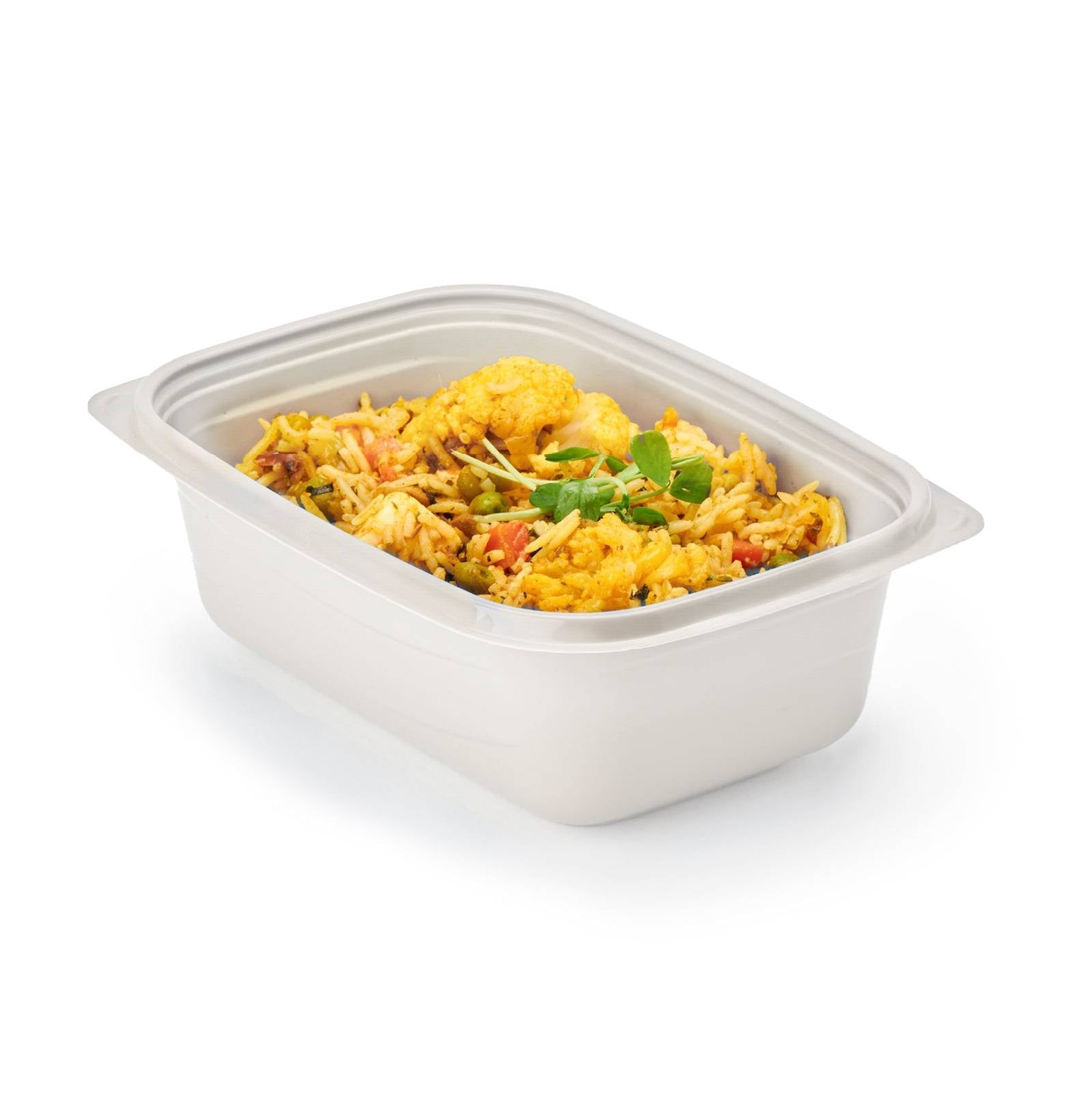 32 oz. GoodToGo™ Microwavable Container, Stone, CPLA, 450/Case