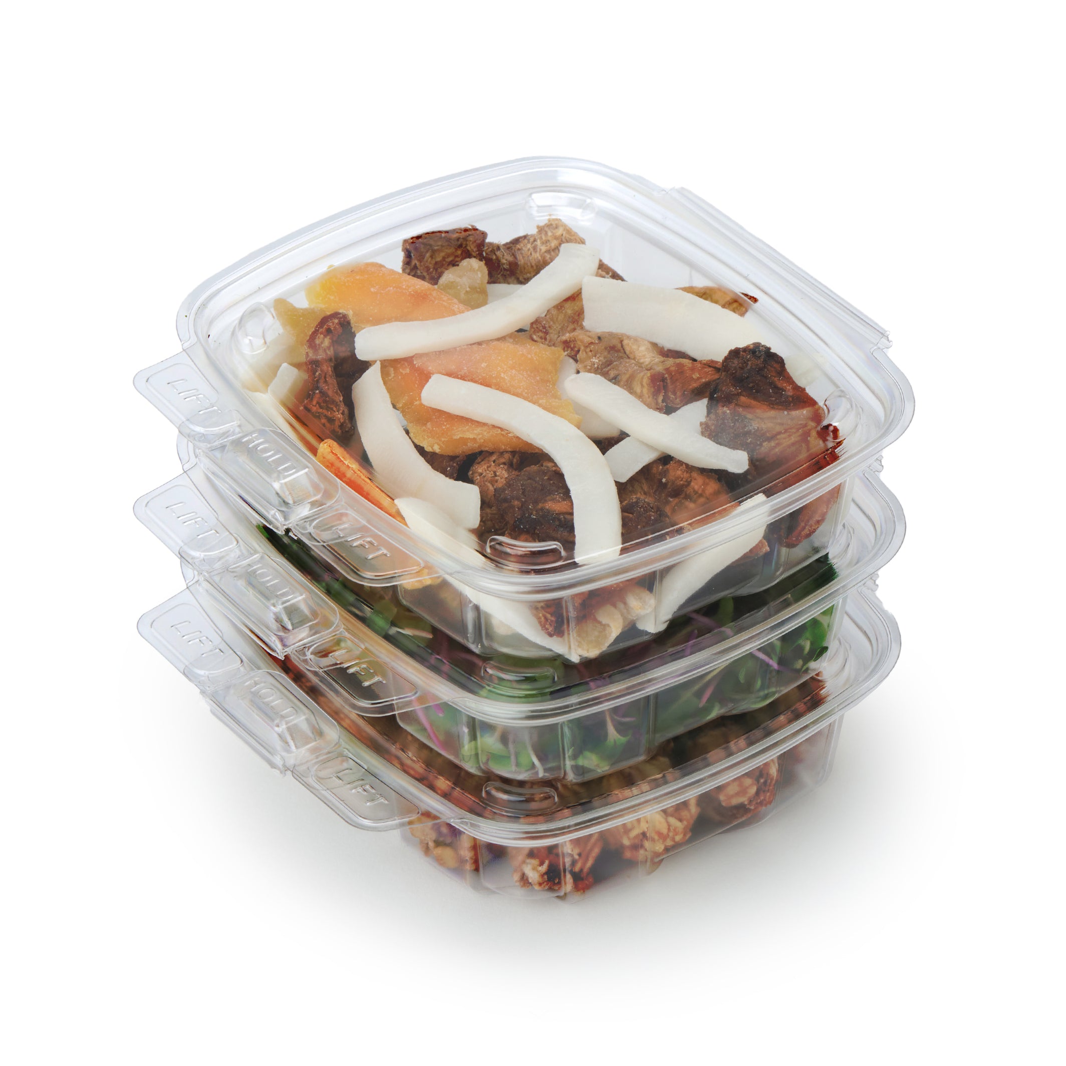 GoodGuard™ Multipurpose Clamshell Package, Crystal Clear, PLA, 270/Case