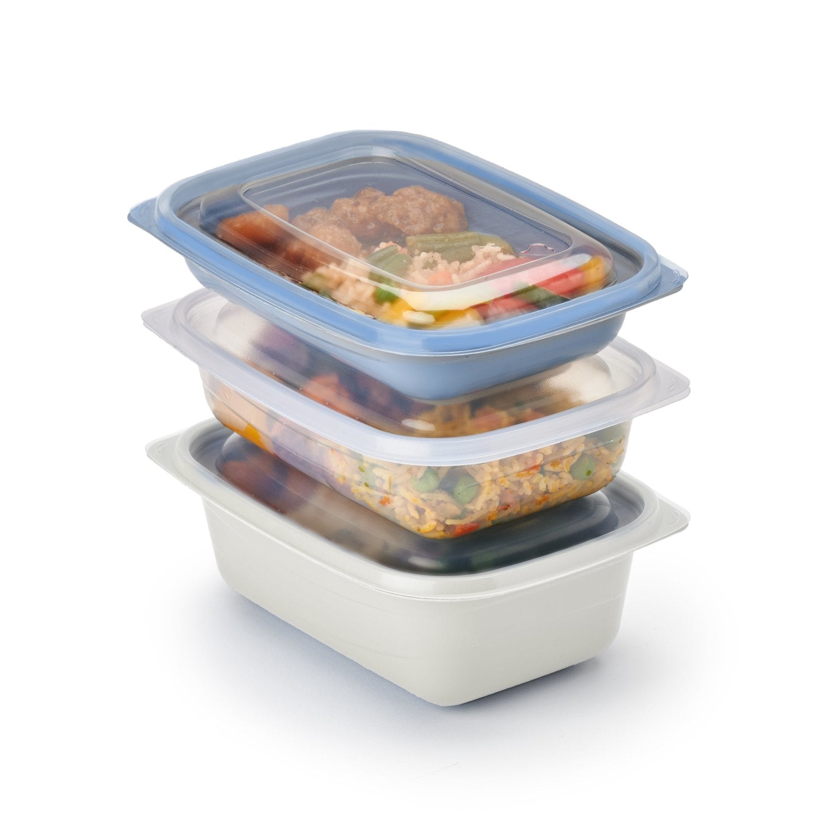 32 oz. GoodToGo™ Microwavable Container, Stone, CPLA, 450/Case