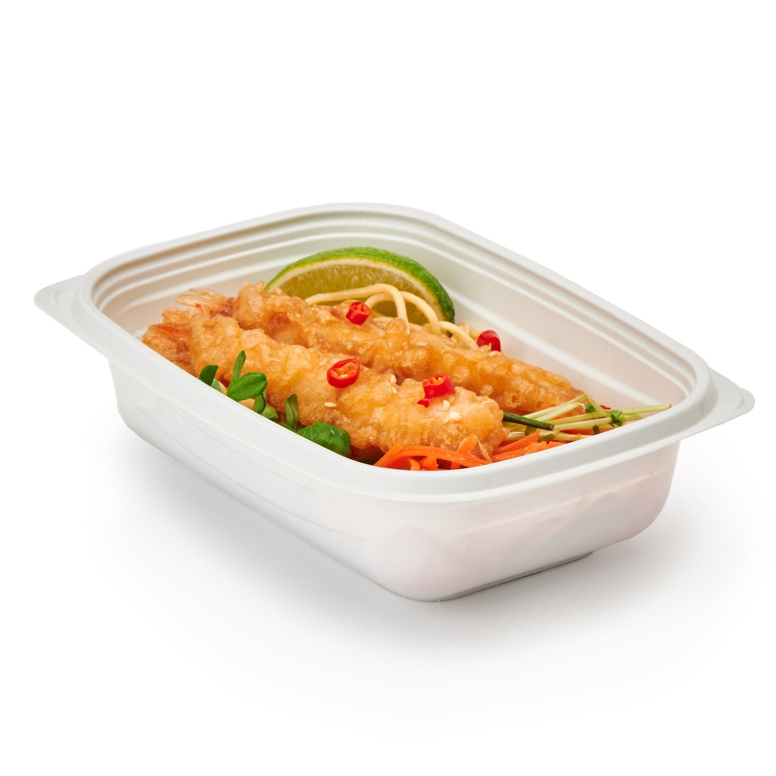 24 oz. GoodToGo™ Microwavable Container, Stone, CPLA, 450/Case