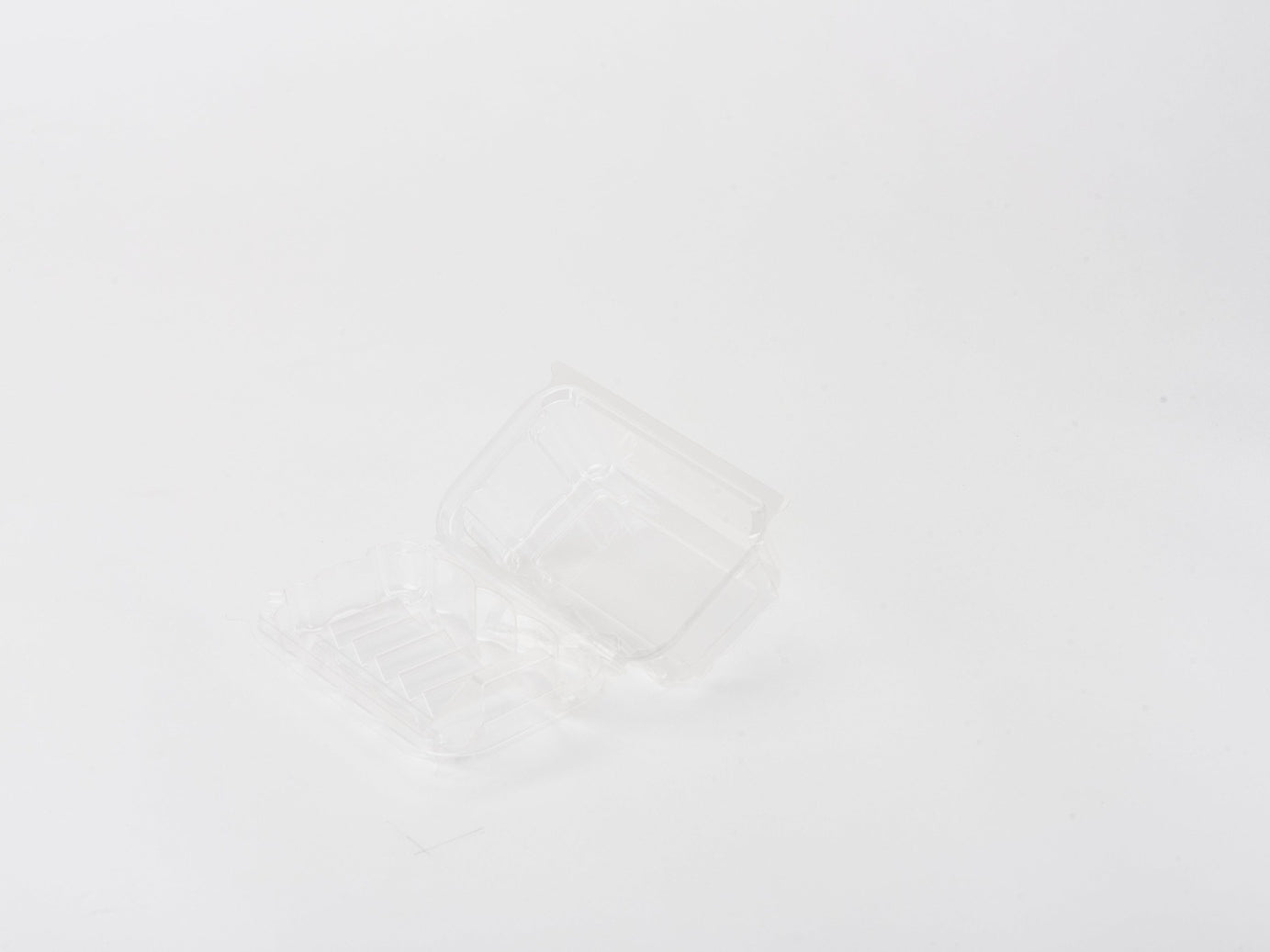 Single Row 6-pack 2.75" Cookie & Bar Tiered Display Package, Crystal Clear, PLA, 275/Case