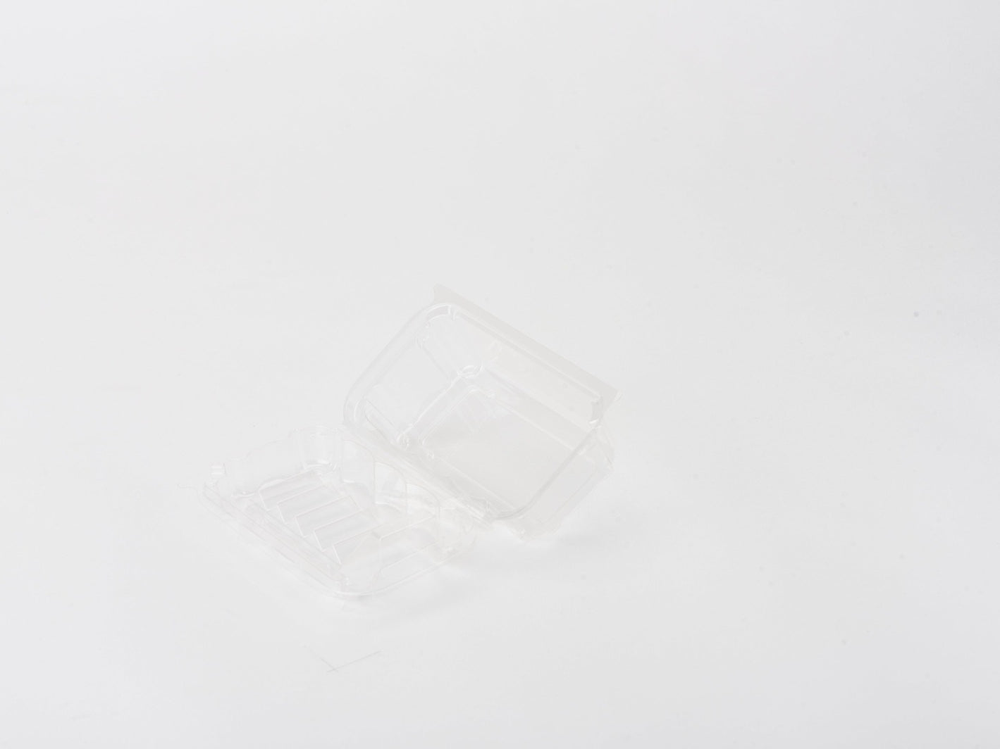 Single Row 6-pack 2.75" Cookie & Bar Tiered Display Package, Crystal Clear, PLA, 275/Case