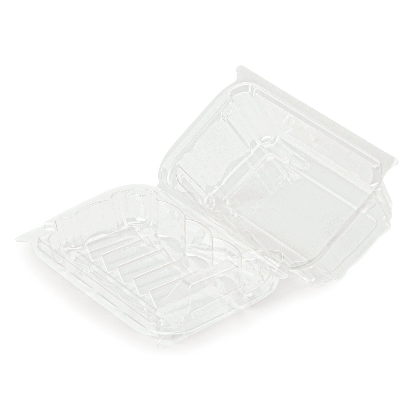 Single Row 6-pack 2.75" Cookie & Bar Tiered Display Package, Crystal Clear, PLA, 275/Case