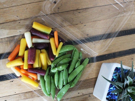 1.75” Multi-purpose Hinged Tray, Crystal Clear, PLA, 230/Case