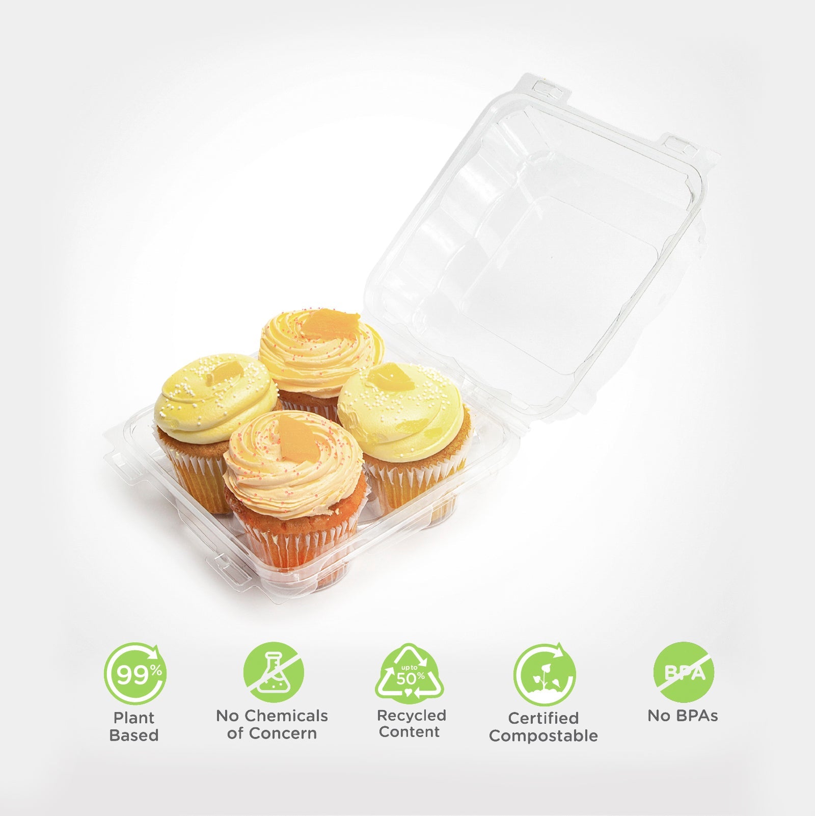 4-pack 3.25" Classic Cupcake & Muffin Package 0215