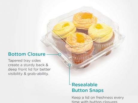 4-pack 3.25" Classic Cupcake & Muffin Package 0215