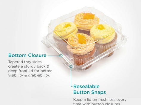 4-pack 3.25" Classic Cupcake & Muffin Package 0215