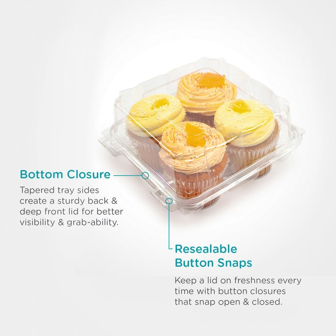 4-pack 3.25" Classic Cupcake & Muffin Package 0215