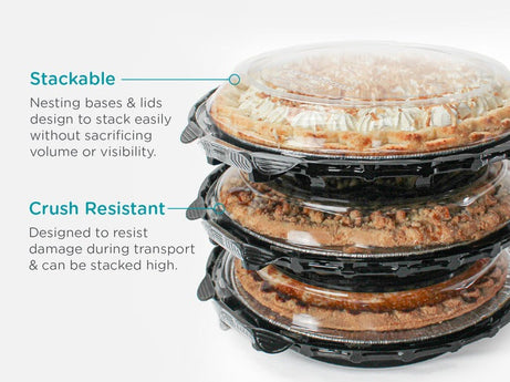 Simply Secure™ 8" Pie Package with 1.25” Domed Lid