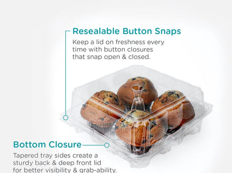 4-pack 3.25" Mega Cupcake & Muffin Package 0914