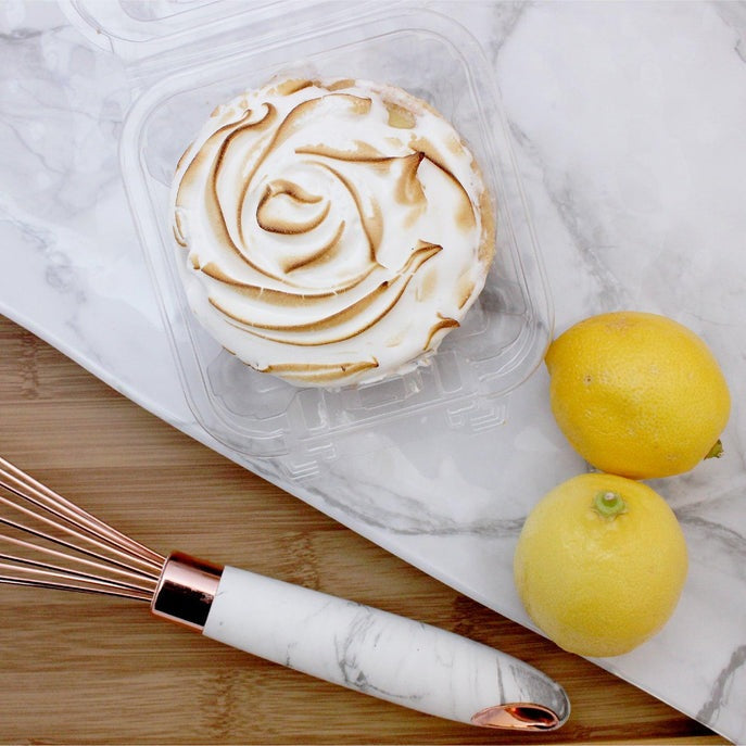 Simply Secure Single 2.5" Dessert Package, Crystal Clear, PLA, 162/Case