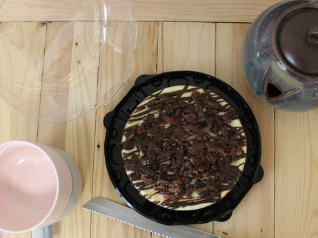 Simply Secure 7" Cake Base, Licorice, PLA, 100/Case