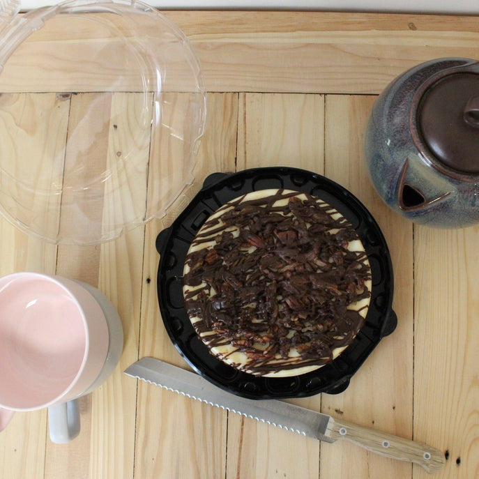 Simply Secure 7" Cake Base, Licorice, PLA, 100/Case