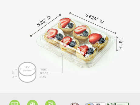 6-pack 1.75" Macaron & Treat Package -7066, 250/Case