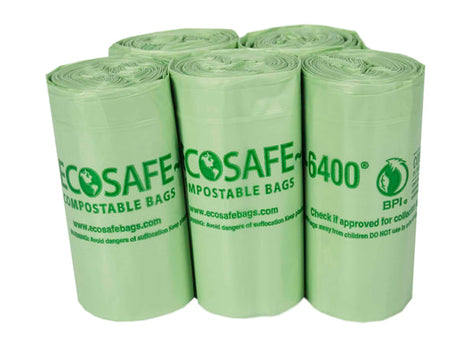 18.25x25" COMPOSTABLE BIN LINER, 0.6 MIL