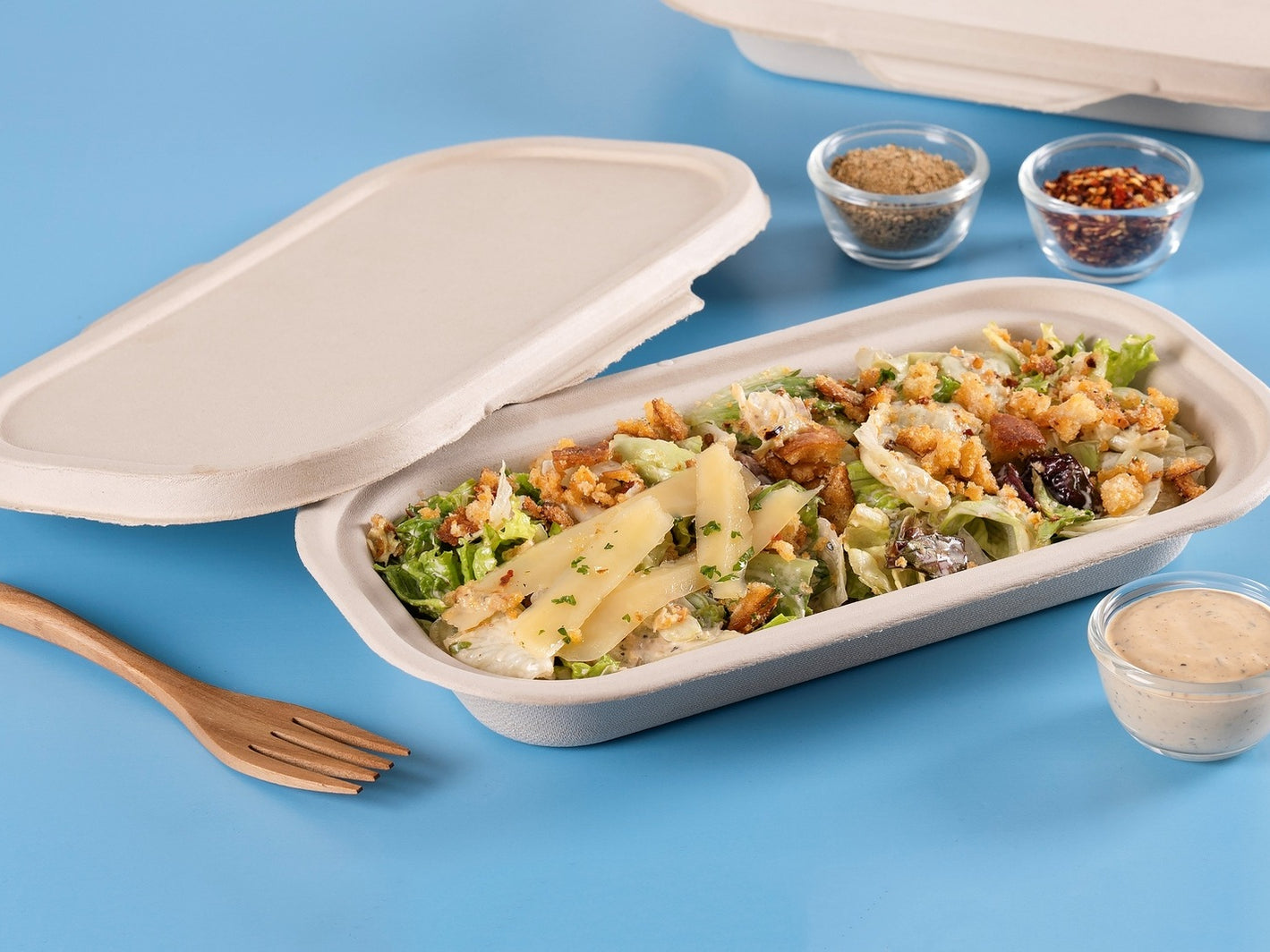 Chow 16 Oz Square Round with Snap Lock Container Lid,1000 Count