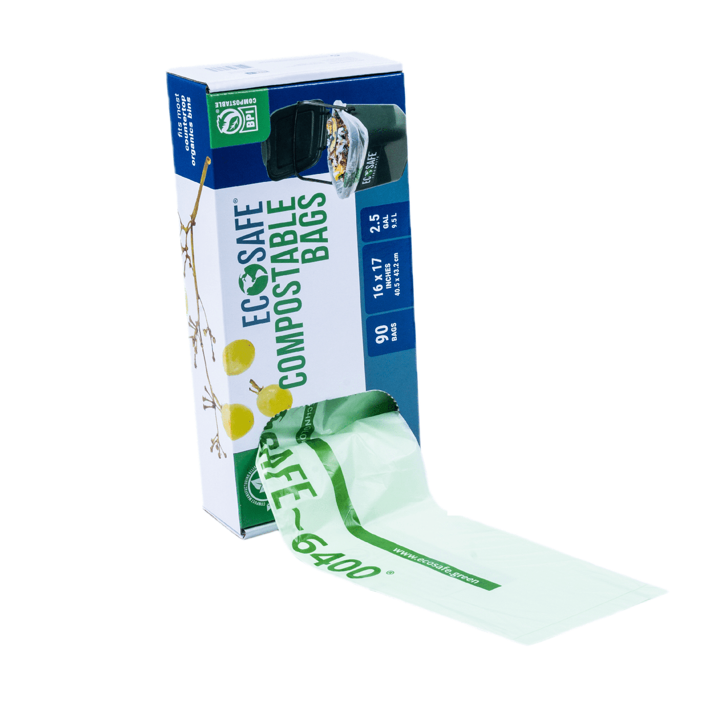 16X17" COMPOSTABLE BIN LINER - CLUB PACK