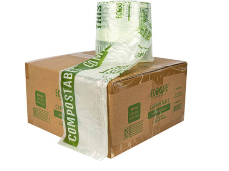 16×19″ Compostable Produce Bag, Large -STAR SEAL