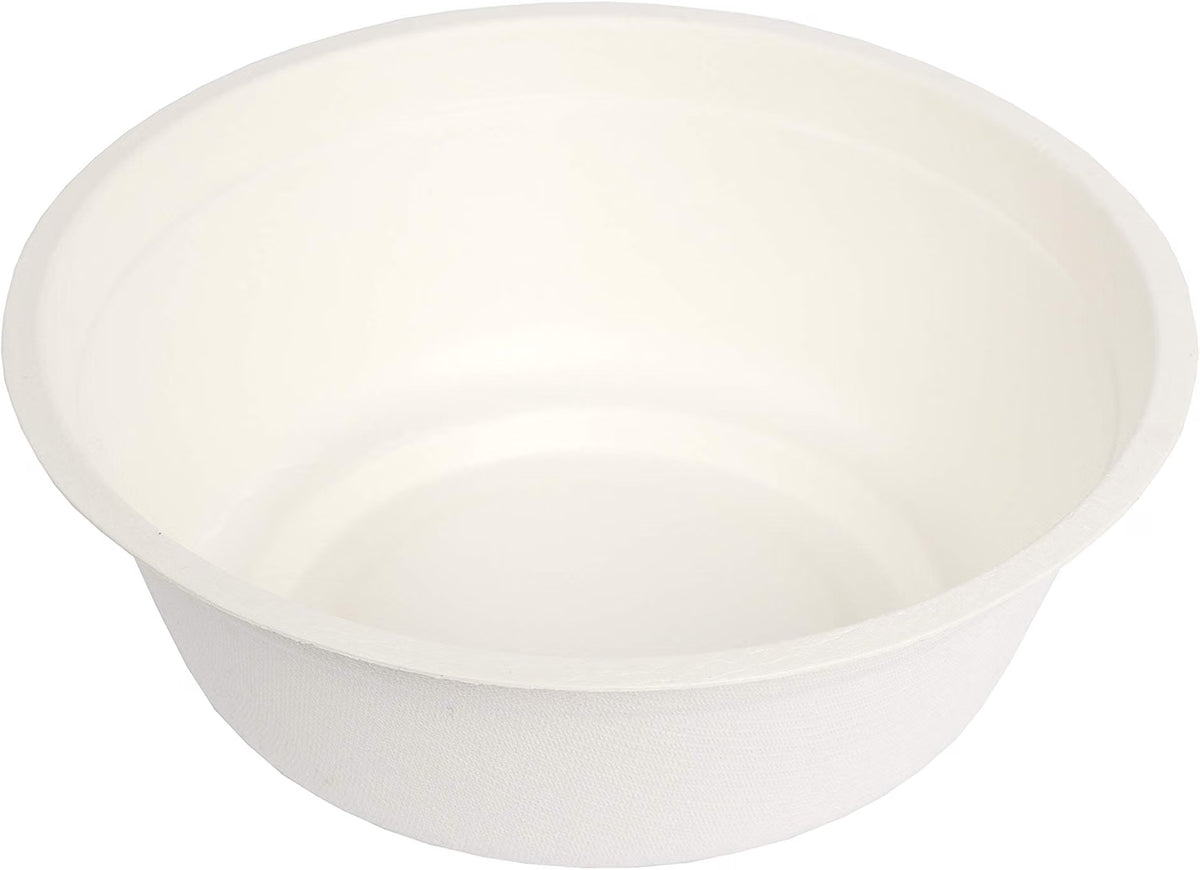 Eco-Rootz 32 Oz Molded Fiber Round Bowl, 500 Count Case