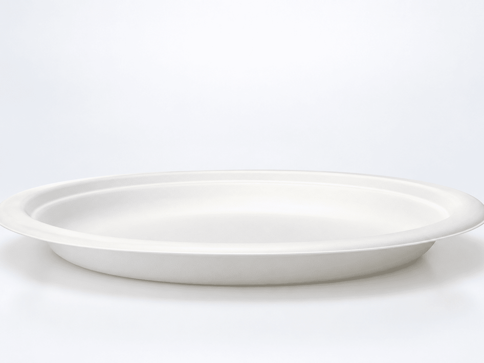 Eco-Rootz 10 Inch Molded Fiber Round Heavy Weight Plate