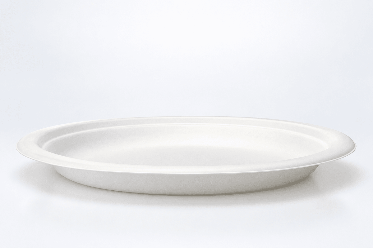 Eco-Rootz 10 Inch Molded Fiber Round Heavy Weight Plate