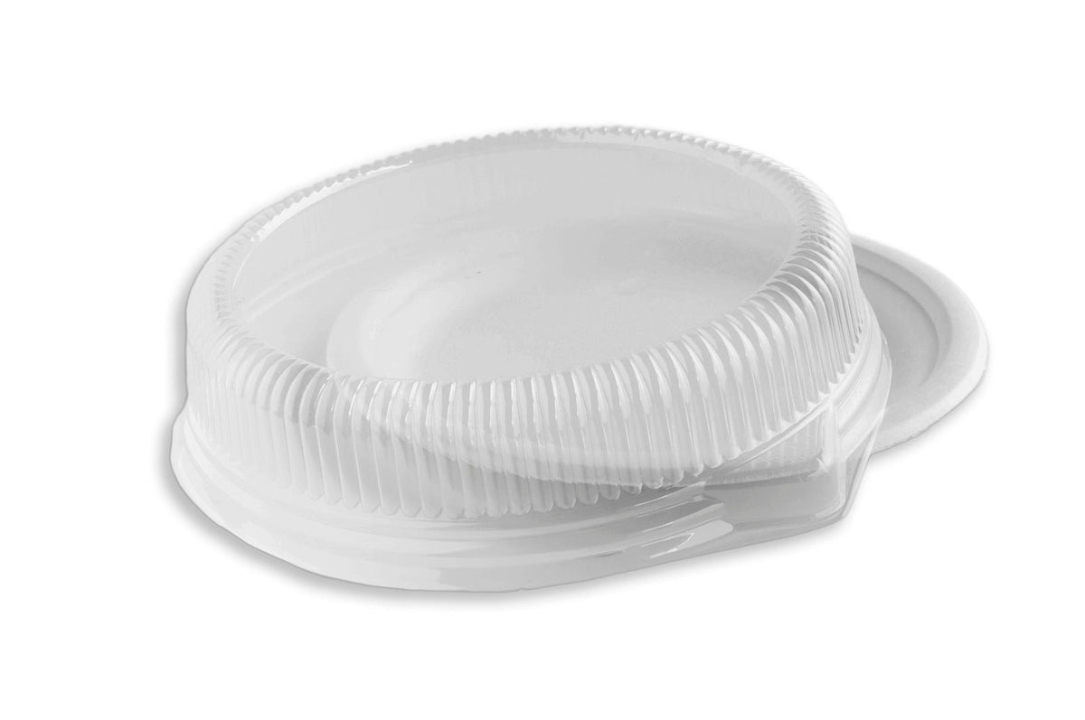 Eco-Rootz 9 Inch Molded Fiber Round Heavy Weight Plate, 125 Count Case - packaging view