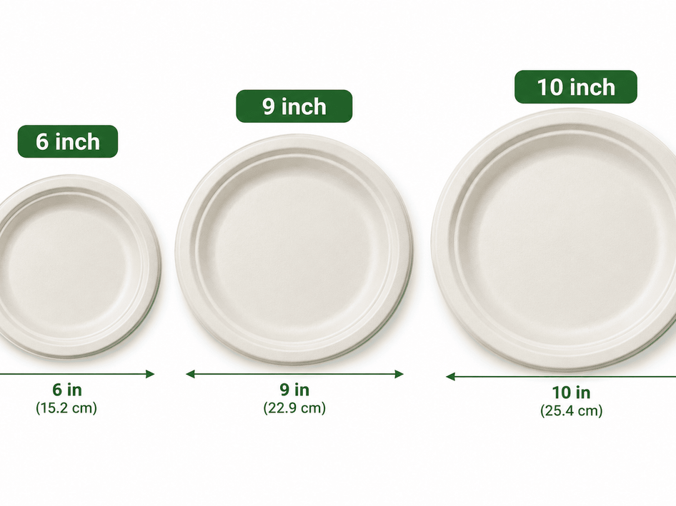 Eco-Rootz 10 Inch Molded Fiber Round Heavy Weight Plate
