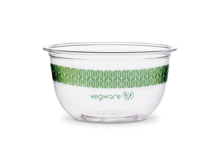 Vegware Plant-Based Compostable PLA Bella Pot, 96-Series Case of 1000