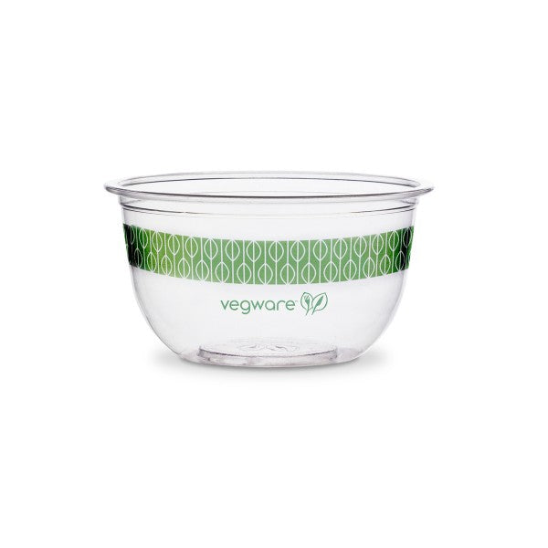 Vegware Plant-Based Compostable PLA Bella Pot, 96-Series Case of 1000