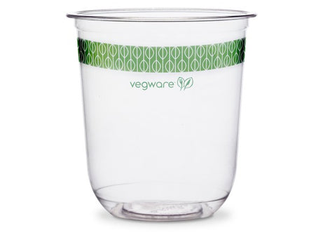 Vegware Plant-Based Compostable PLA Bella Pot, 96-Series Case of 1000