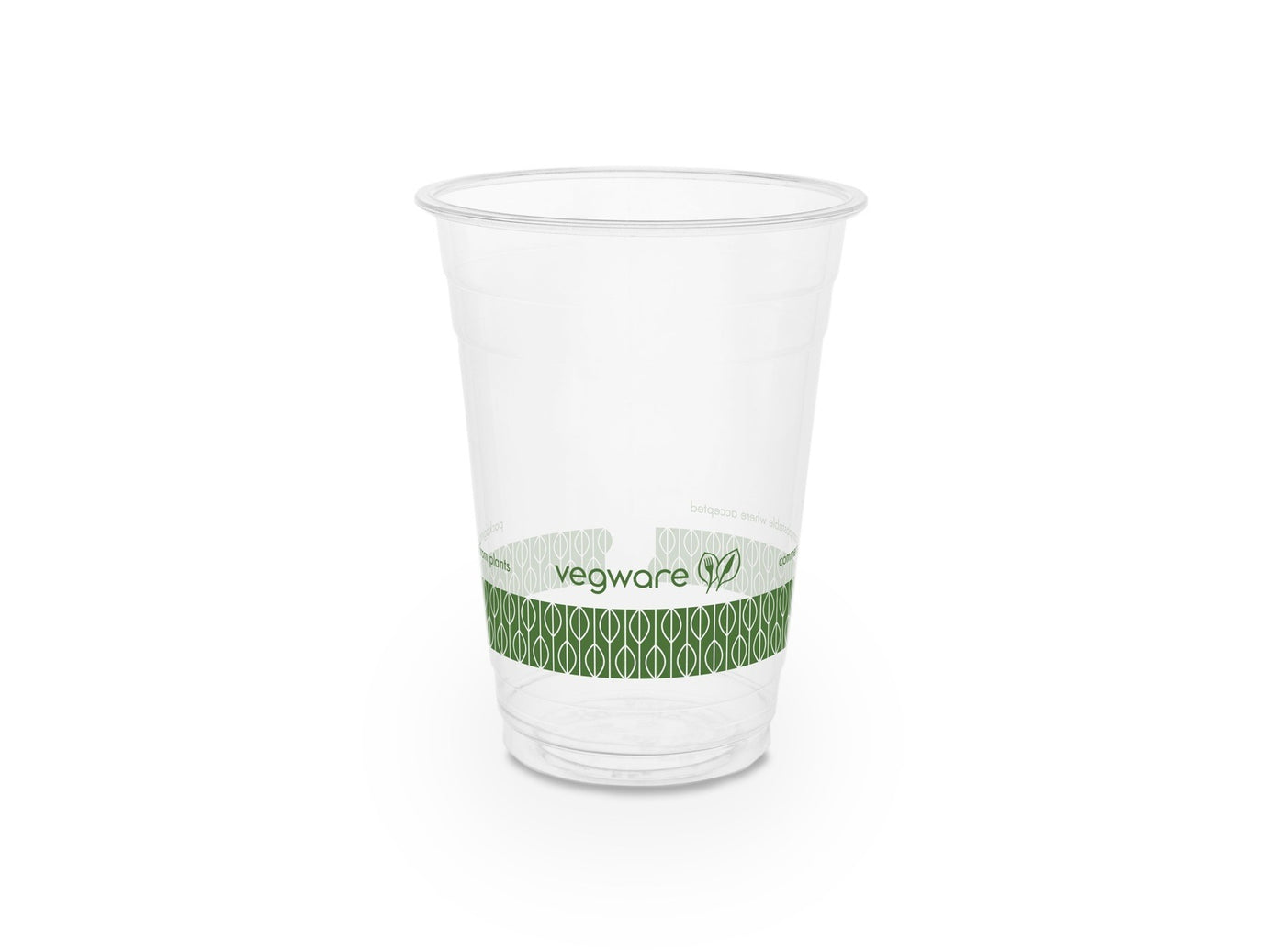 Vegware PLA Clear Cold Cup | 9, 12, 16, 20, 24 Oz | 96 Series