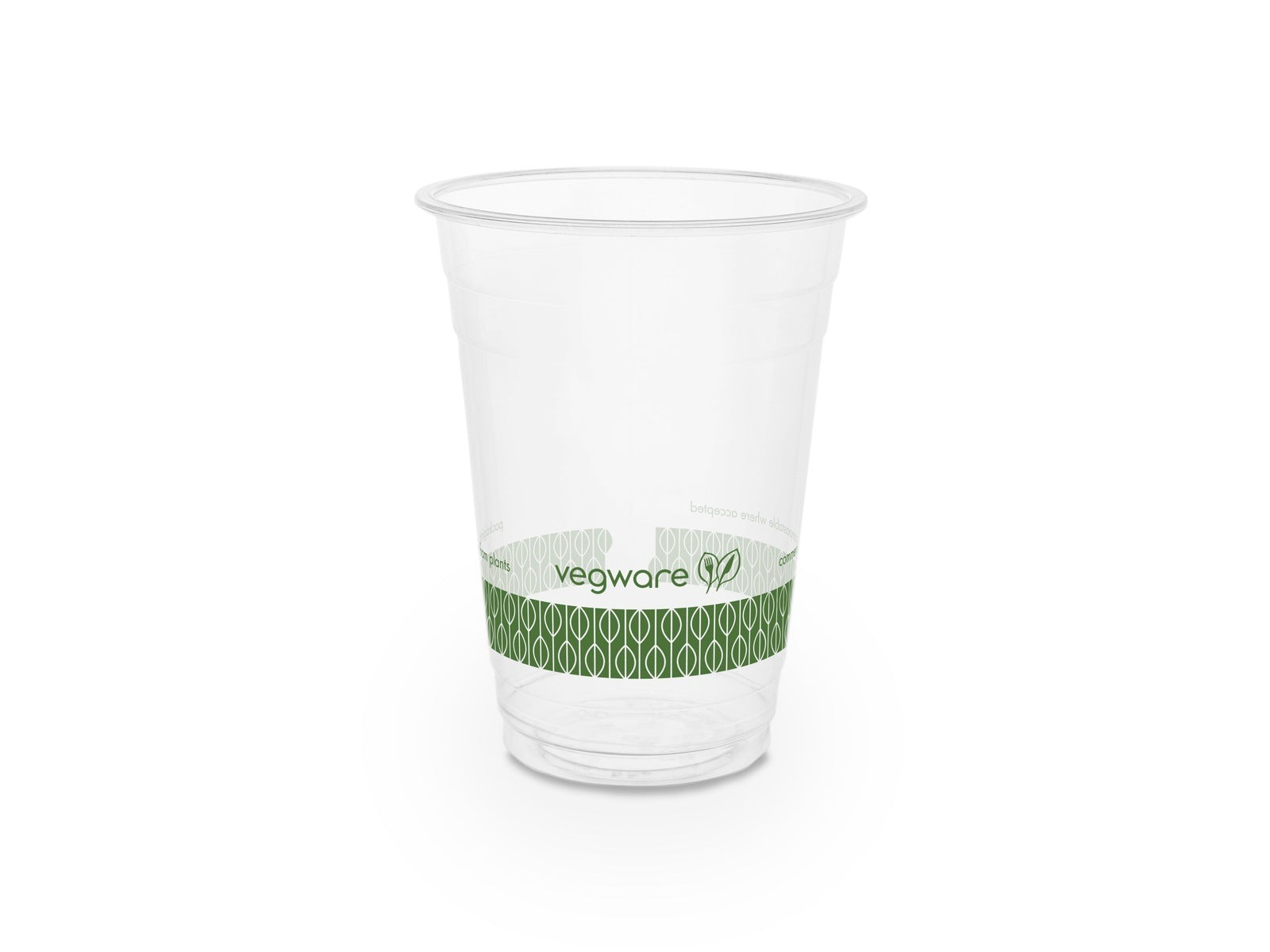 Vegware PLA Clear Cold Cup | 9, 12, 16, 20, 24 Oz | 96 Series