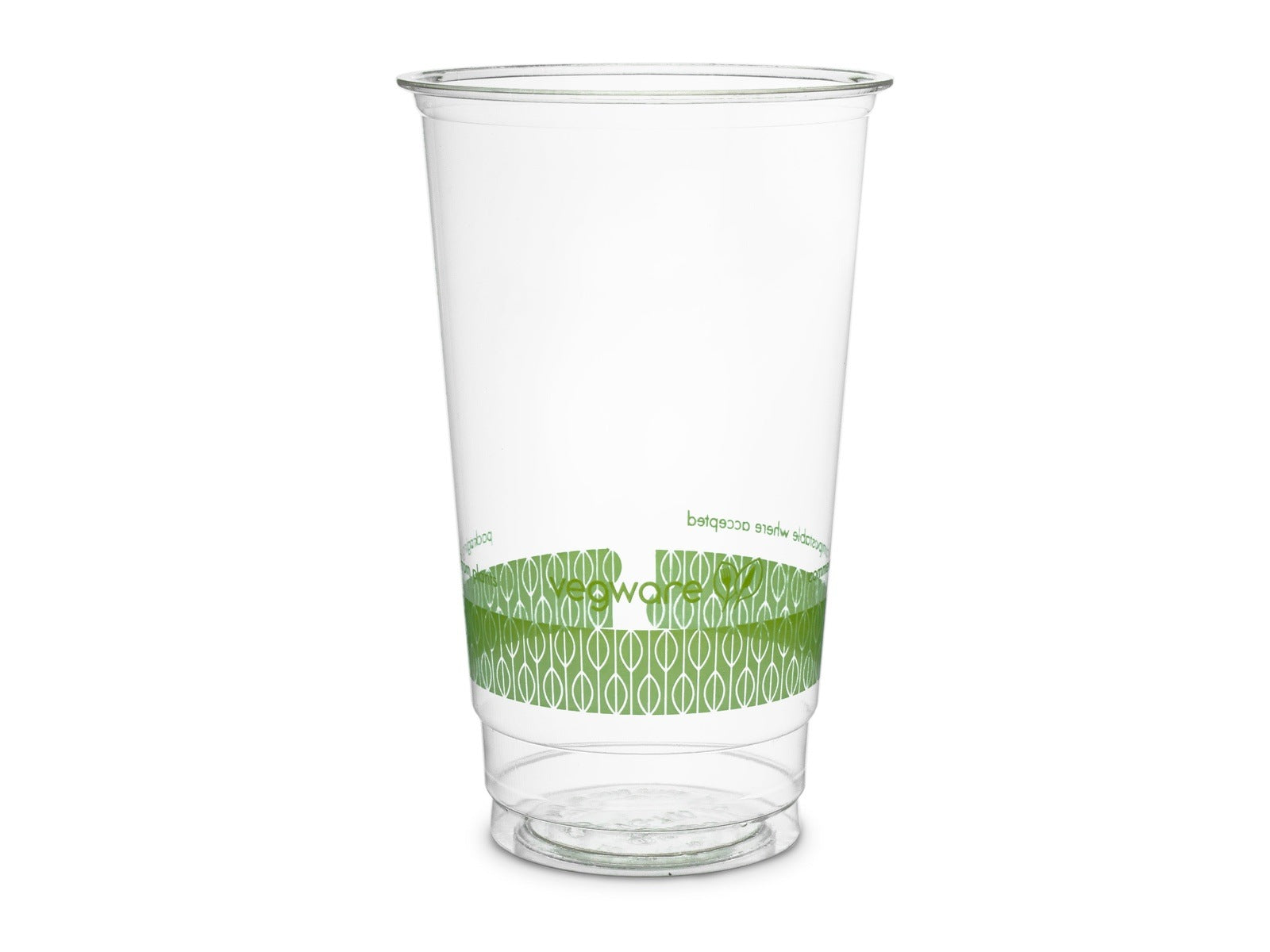 Vegware PLA Clear Cold Cup | 9, 12, 16, 20, 24 Oz | 96 Series