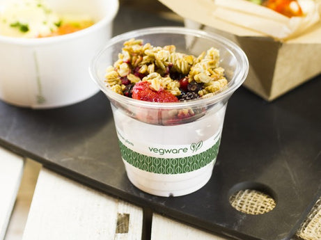 Vegware Plant-based Compostable PLA Cold Cup, 96-Series Case of 1000