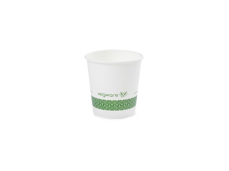 4-Ounce Vegware Plant-Based Compostable Hot Cup, 62-Series ,1000-Count Case