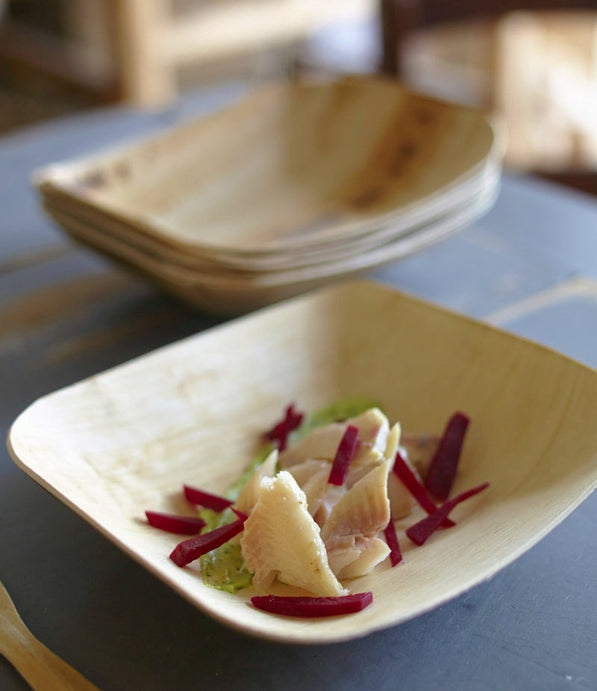 6" x 8" Palm Leaf Bowl - 300 pcs