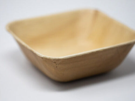 5.5" Deep Square Palm Leaf Bowl, 225 Count