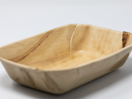 7.5" Deep Rectangle Palm Leaf Bowl, 450 Count