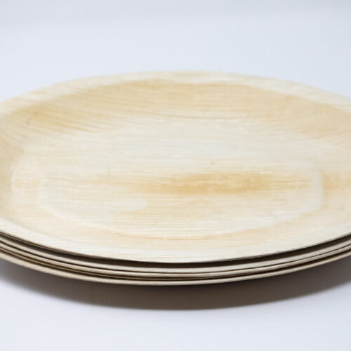13" Palm Leaf Plater, 150 Count