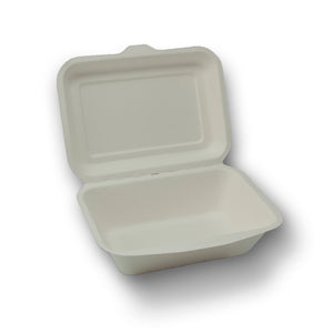 Small Hoagie Box Fiber Hinged Container, 200-Count Case