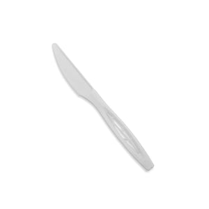 6.5" Heavy Duty Cutlery, Knife, White, 1000-Count Case