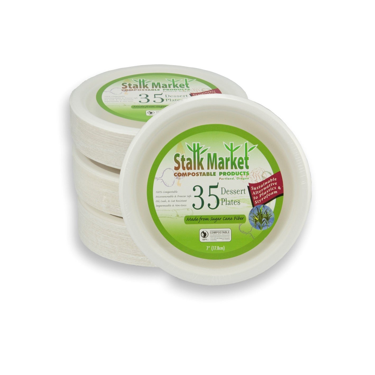 7-Inch Fiber Plate Retail Packs,, 420-Count Case 12/35