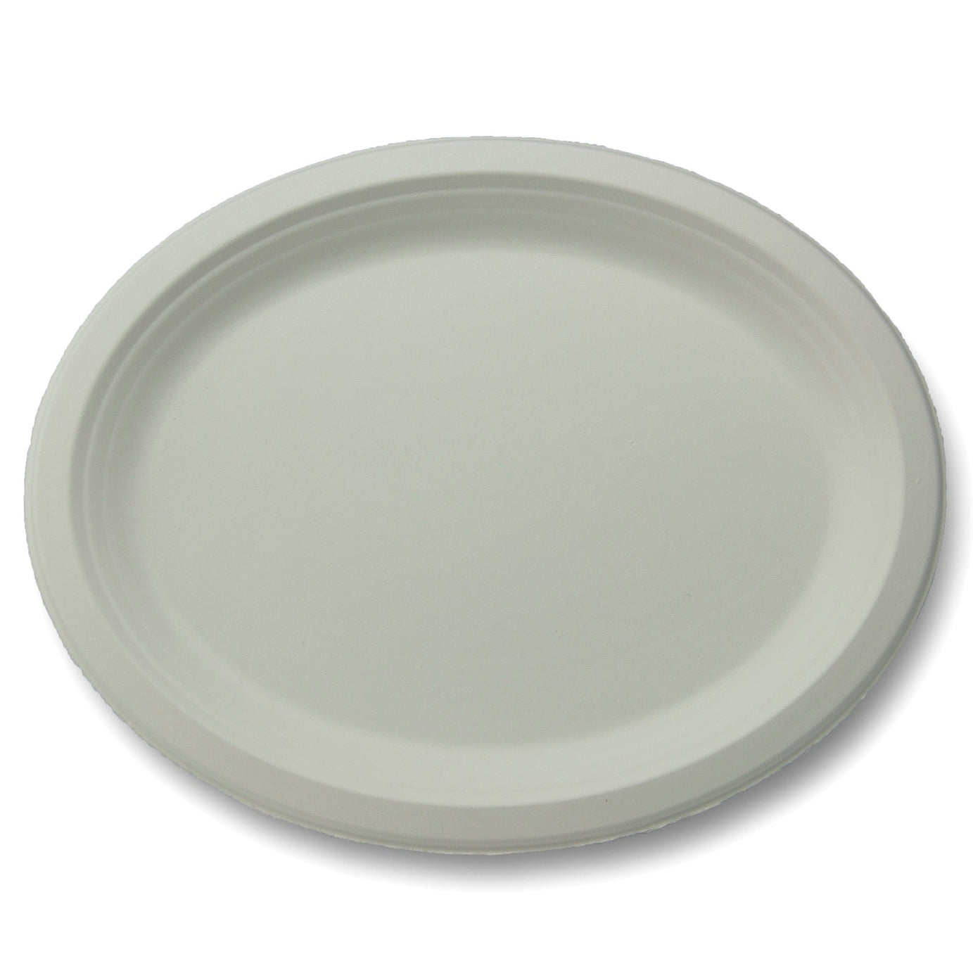 12-Inch Fiber Jumbo Oval Platter, 500-Count Case