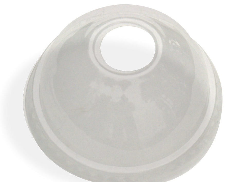 Dome Style PLA Lids for 9/12/16/20/24-Ounce Clear Cold Cups, 1000-Count Case