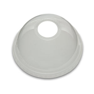 Dome Style PLA Lids for 9/12/16/20/24-Ounce Clear Cold Cups, 1000-Count Case