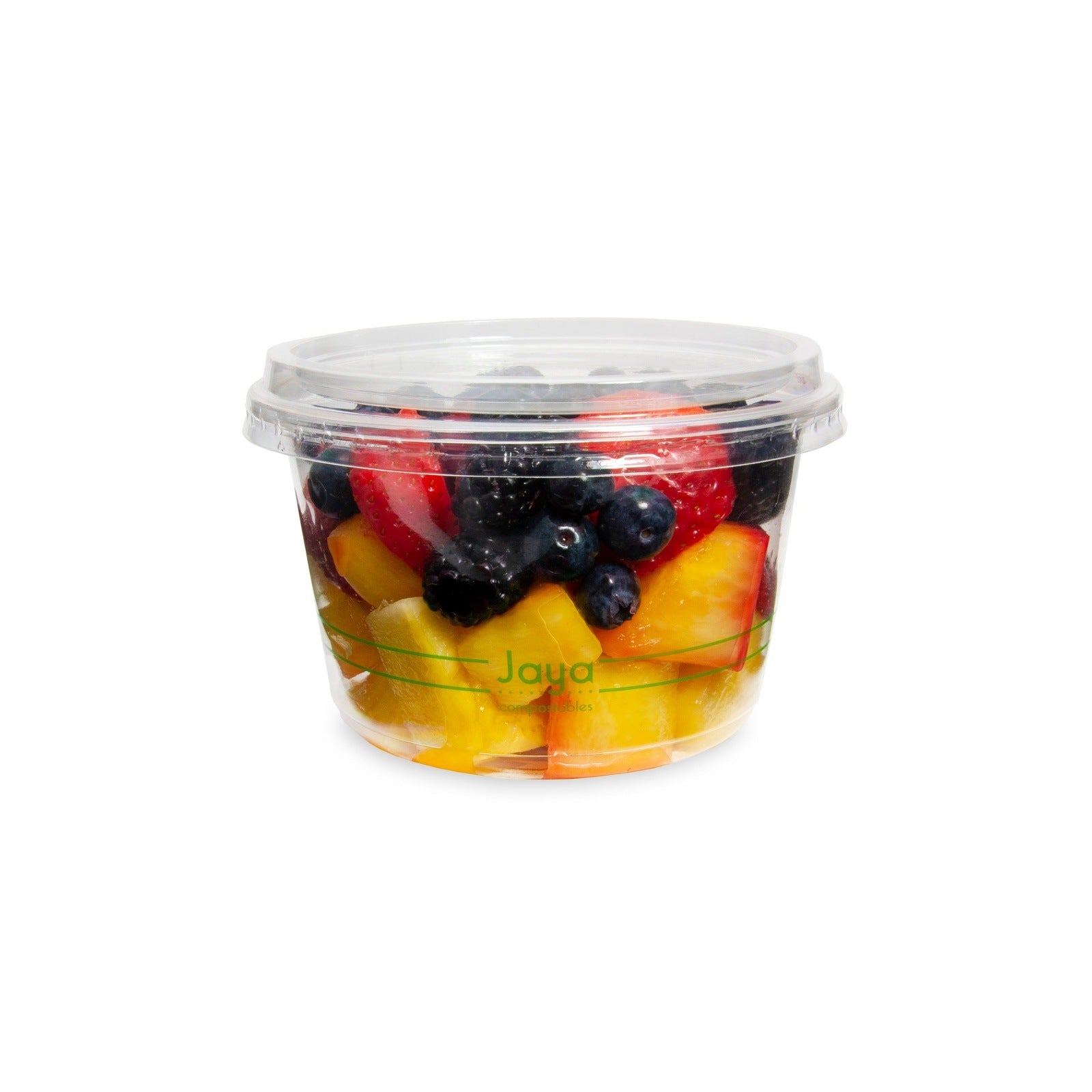 16-Ounce Clear PLA Round Deli Container,600-Count Case