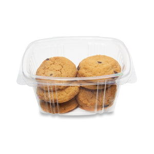 16-Ounce Clear PLA Hinged Rectangular Deli Container,300-Count Case
